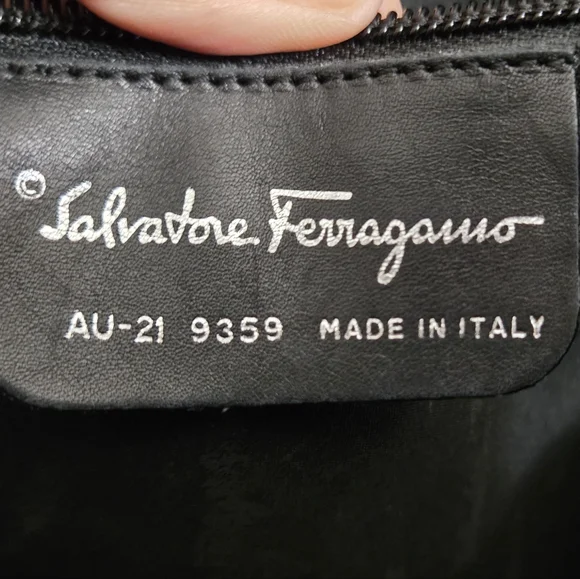 EUC Vintage Salvatore Ferragamo Nylon And Leather Tote w/COA - Picture 7 of 8